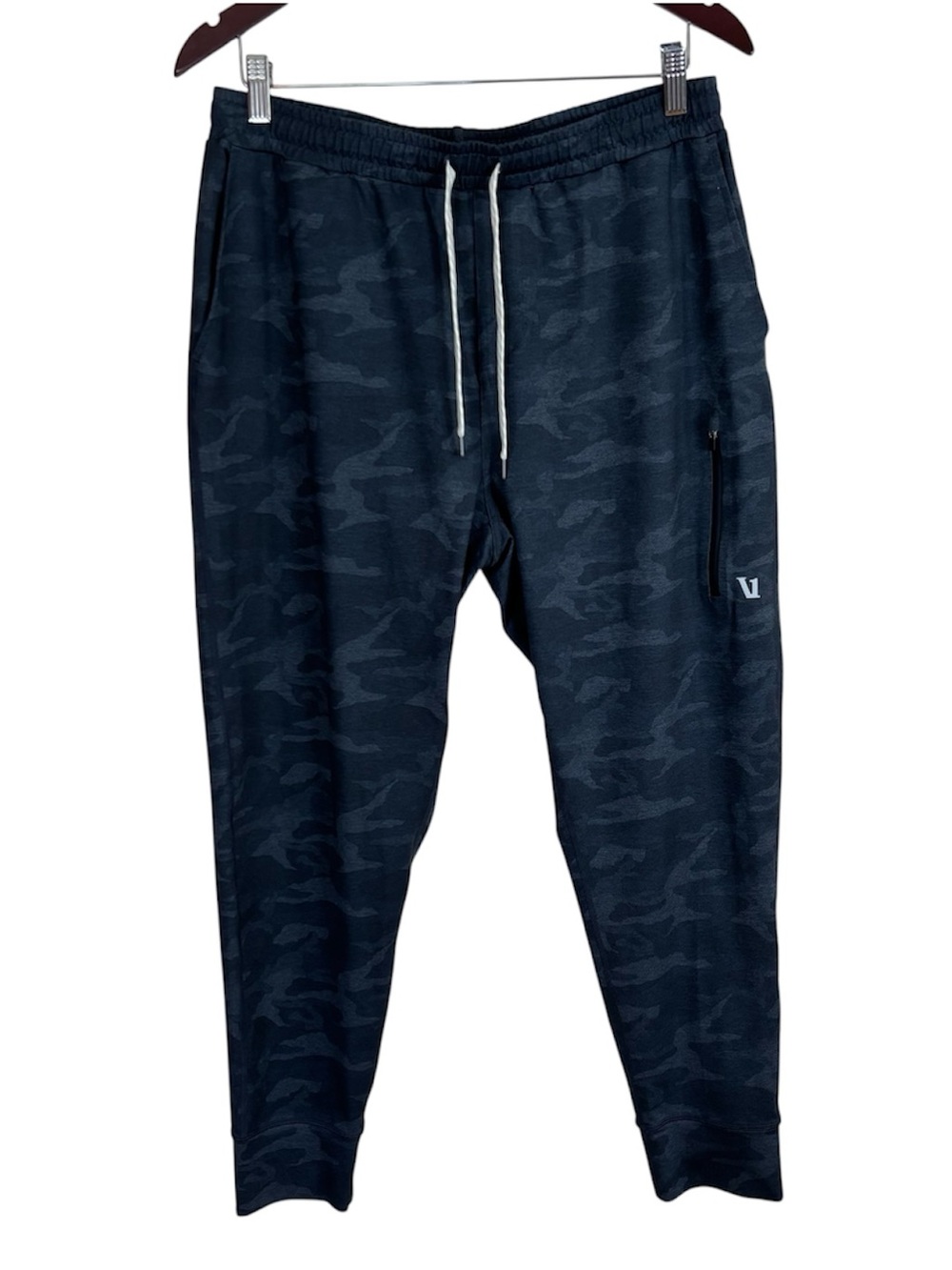 Vuori Sunday Performance Jogger Pants Mens Large Gray Camouflage Sweatpants V416